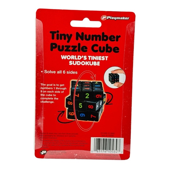 Tiny Number Puzzle Cube - World tiniest sudoku - Picture 2 of 2